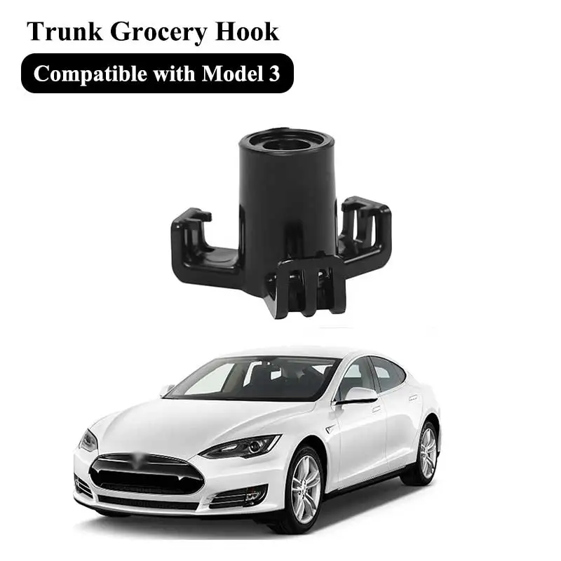 

2pcs Compatible with Tesla Model 3 2017-2021 Trunk Grocery Hook Compatible Car Pendant Trunk Bag Hook Interior Accessories