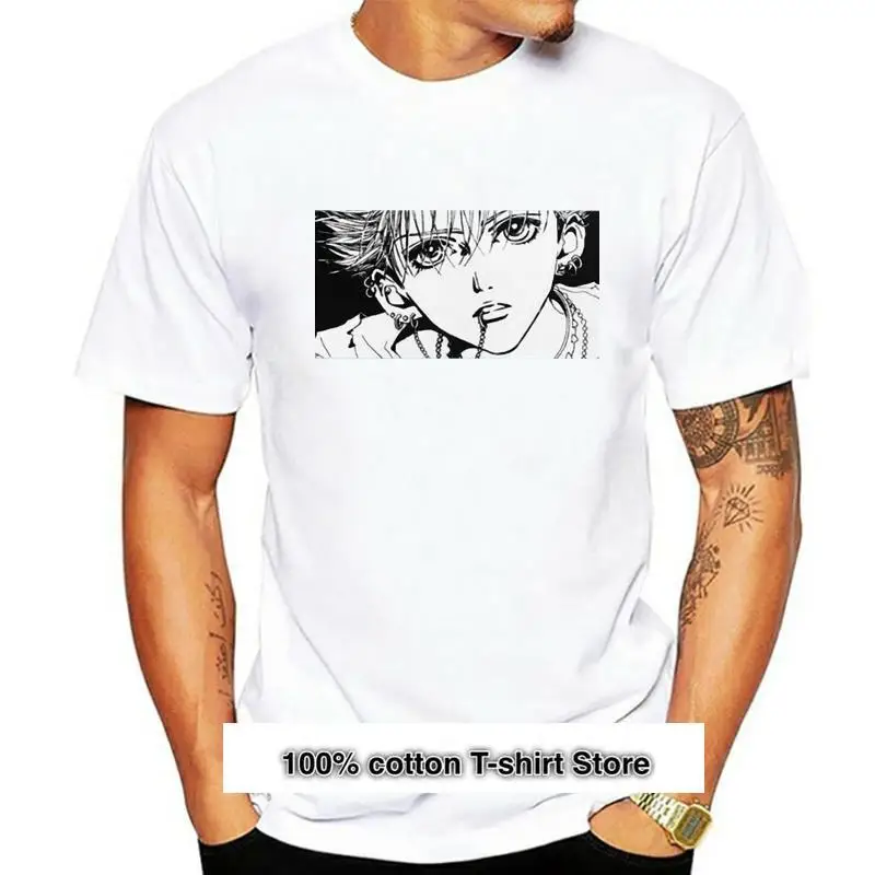 

Camiseta de манга corta para hombre, ropa de Street Harajuku de algodón, de ocio, Ren Honjo, de Anime