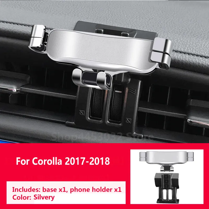 

Car Phone Holder For Toyota Corolla 2007-2022 Gravity Navigation Special Bracket Rotatable Support Clamping Accessories
