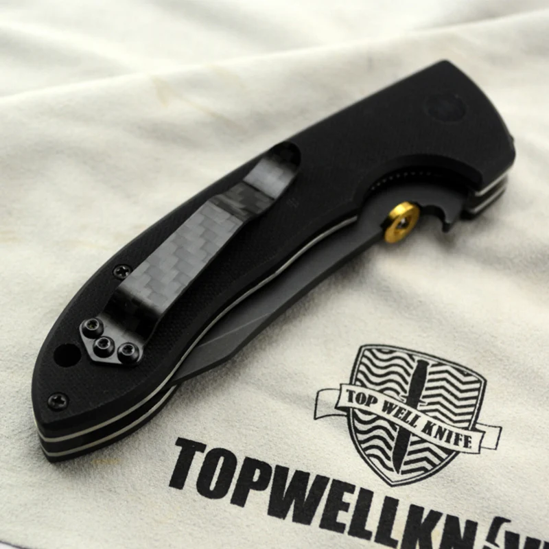 Карманный зажим для ножа из углеродного волокна 2 типа Spyderco C223 C81 C11 C10 Benchmade 551 535 940