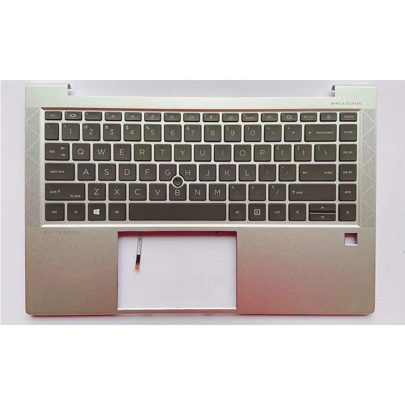 

New For HP ELITEBOOK 840 G7 745 G8 Laptop Palmrest Upper Case keyboard Bezel Top Cover With Backlight No Touchpad M07090-001