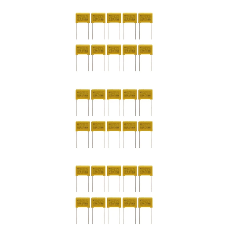 RISE-30 шт. 275 В переменного тока 0 22 мкФ полипропиленовая пленка предохранительные