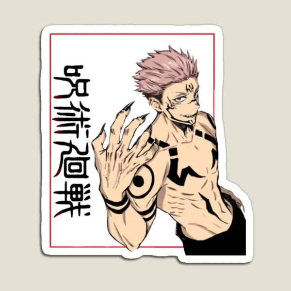 Магнит Jjk Sukuna для детей детская модель милые красочные детские забавные наклейки