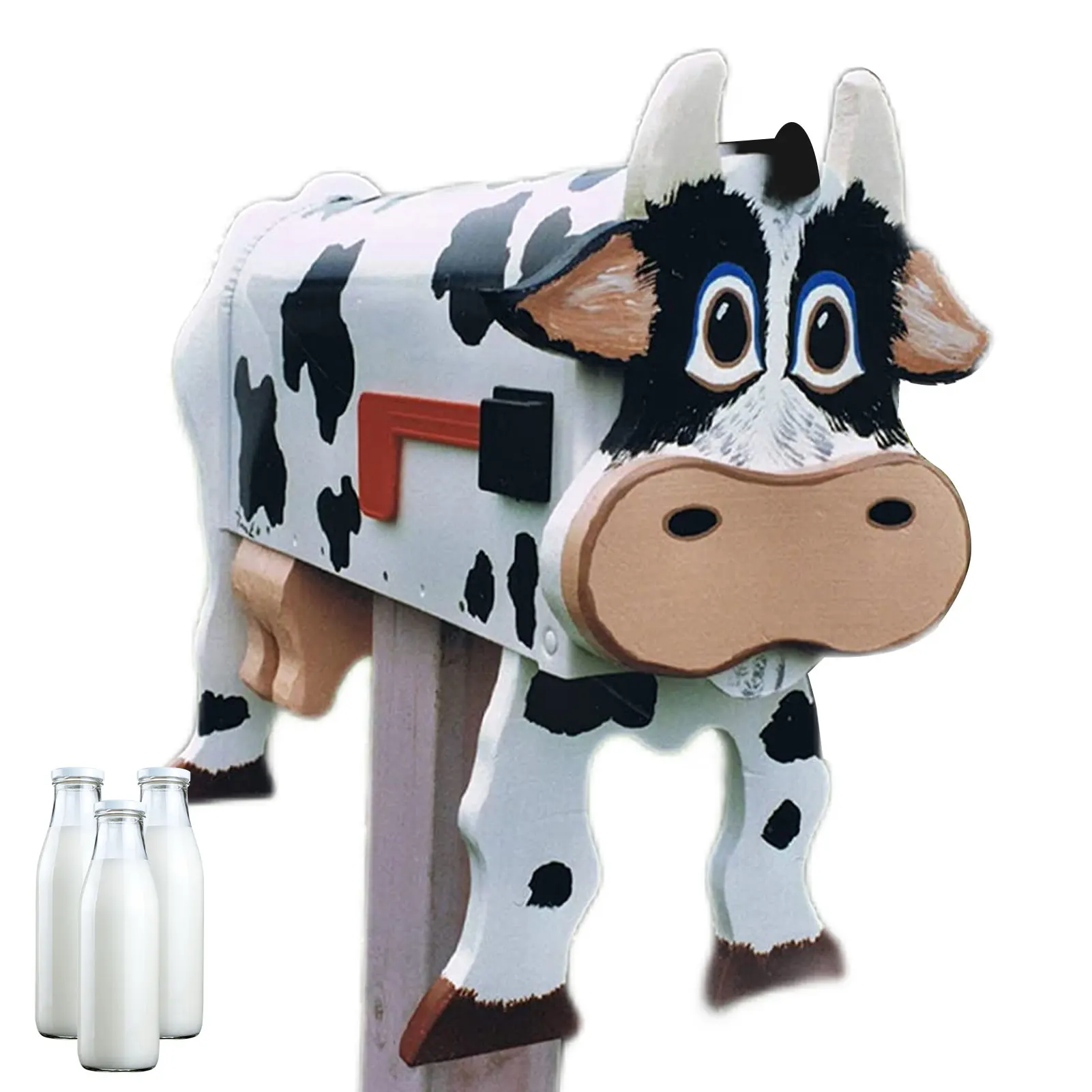 

Cow Mailbox Handmade Weatherproof Mailbox Sculptures Letterbox Covers Mailbox Wraps Post Letter Box Cover Creative Personalized