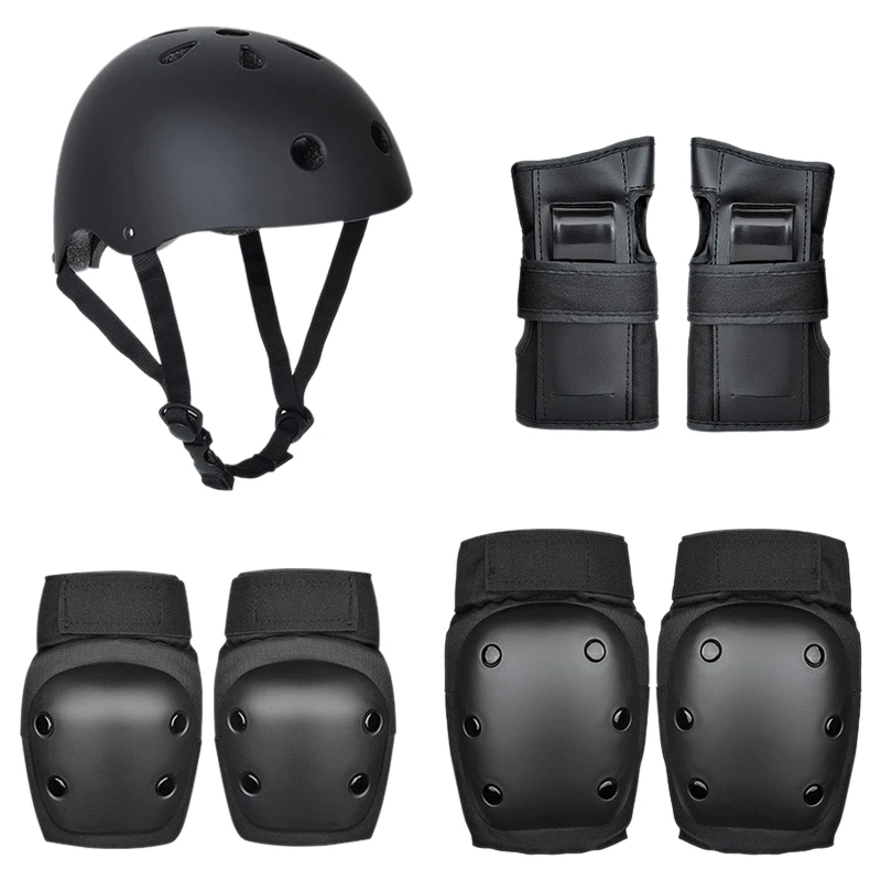

Детский велосипедный шлем для взрослых спортивный защитный комплект налокотников для катания на роликах, скейтборде, скутере, велосипеде