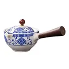 Керамический чайник с поворотом на 360 градусов, ручной чайник, изысканный чайный набор, чайник с боковой ручкой, керамический чайник с одной боковой ручкой, Новинка
