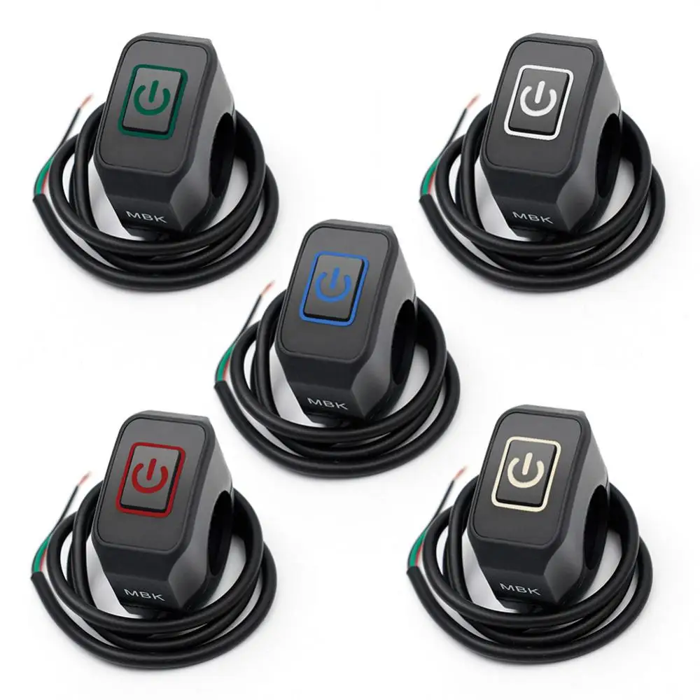 

Переключатель на руль мотоцикла, модифицированный звуковой сигнал, водонепроницаемый переключатель на руль, LED лампа