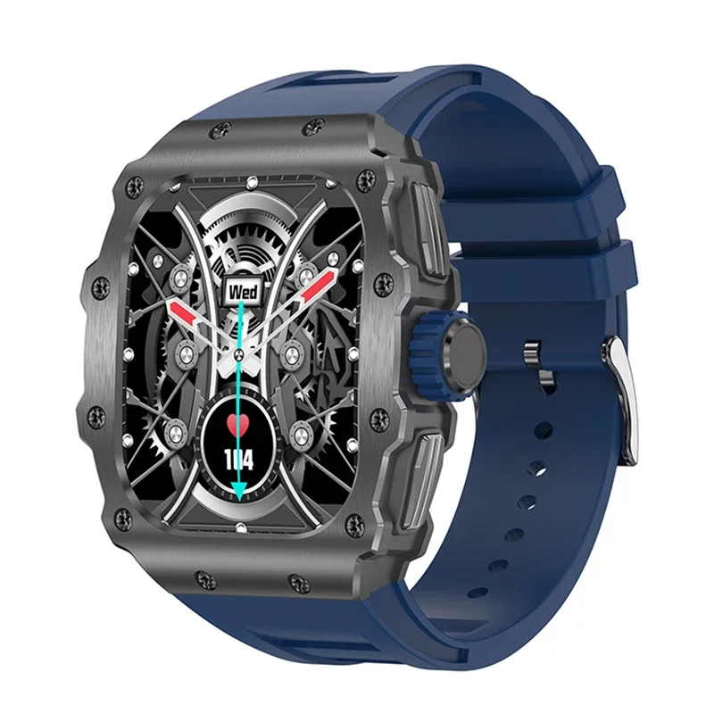 Мужские умные часы AK65 1 952-дюймовый AMOLED-дисплей Bluetooth-вызов отслеживание