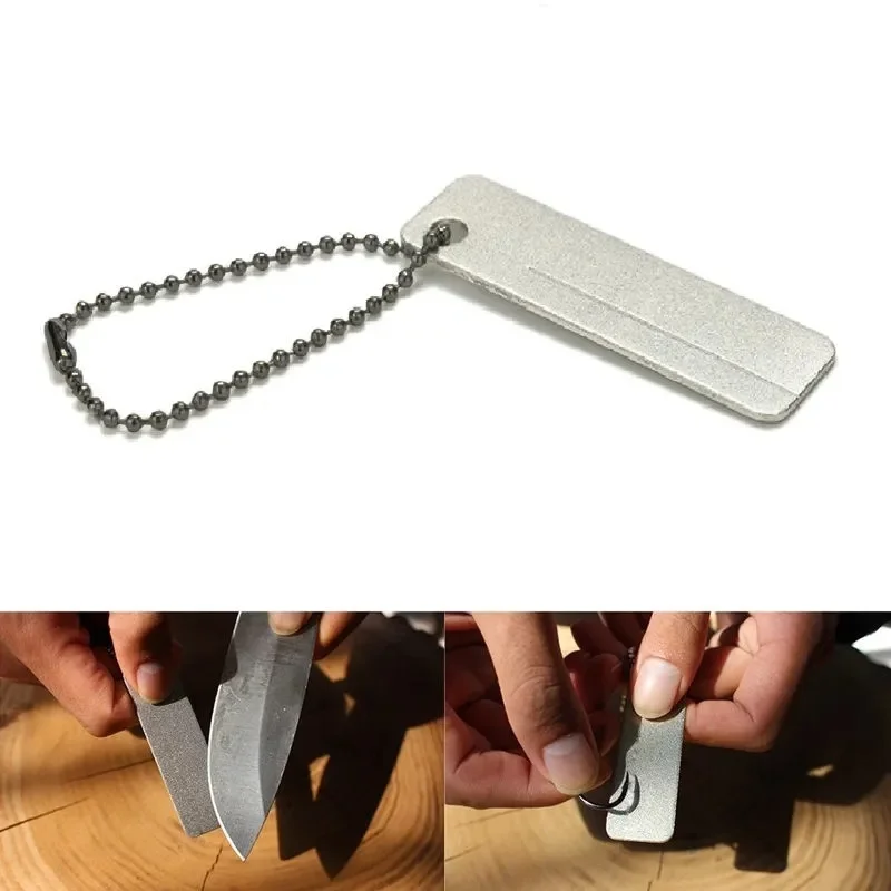 

Fishing Hook Sharpener Portable Diamond Knife Whetstone Mini EDC Pocket Fish Hook Sharpen Tool for Camp Hike Outdoor Accessory