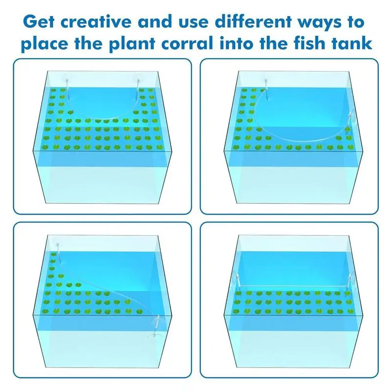 Плавающее растение для аквариума коралловый силиконовый аквариум плавающий