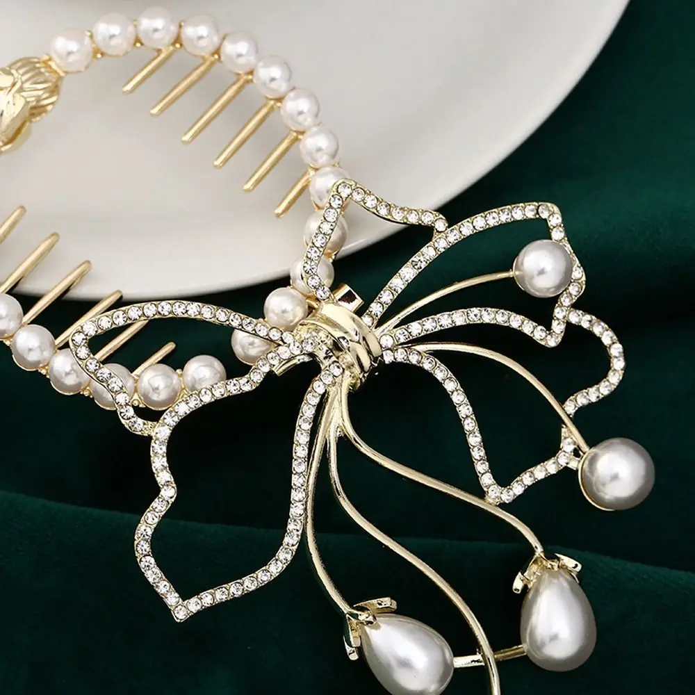 

Accessory Bell Orchid Bow Ponytail Holder Korean Style Hair Clip Hair Grip Clip Women Ponytail Buckle Girl Hair Claw