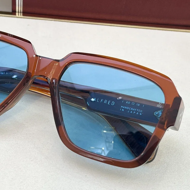 JMM ALFRED новые солнцезащитные очки из ацетата мужские и женские в большой оправе