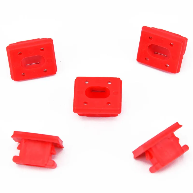 

10pcs Car Fasten Clips Red Insert Grommets Panel Fixing Buckles For BMW E46/E65/E66/E83N Dashboard Dash Trim Strip Clips