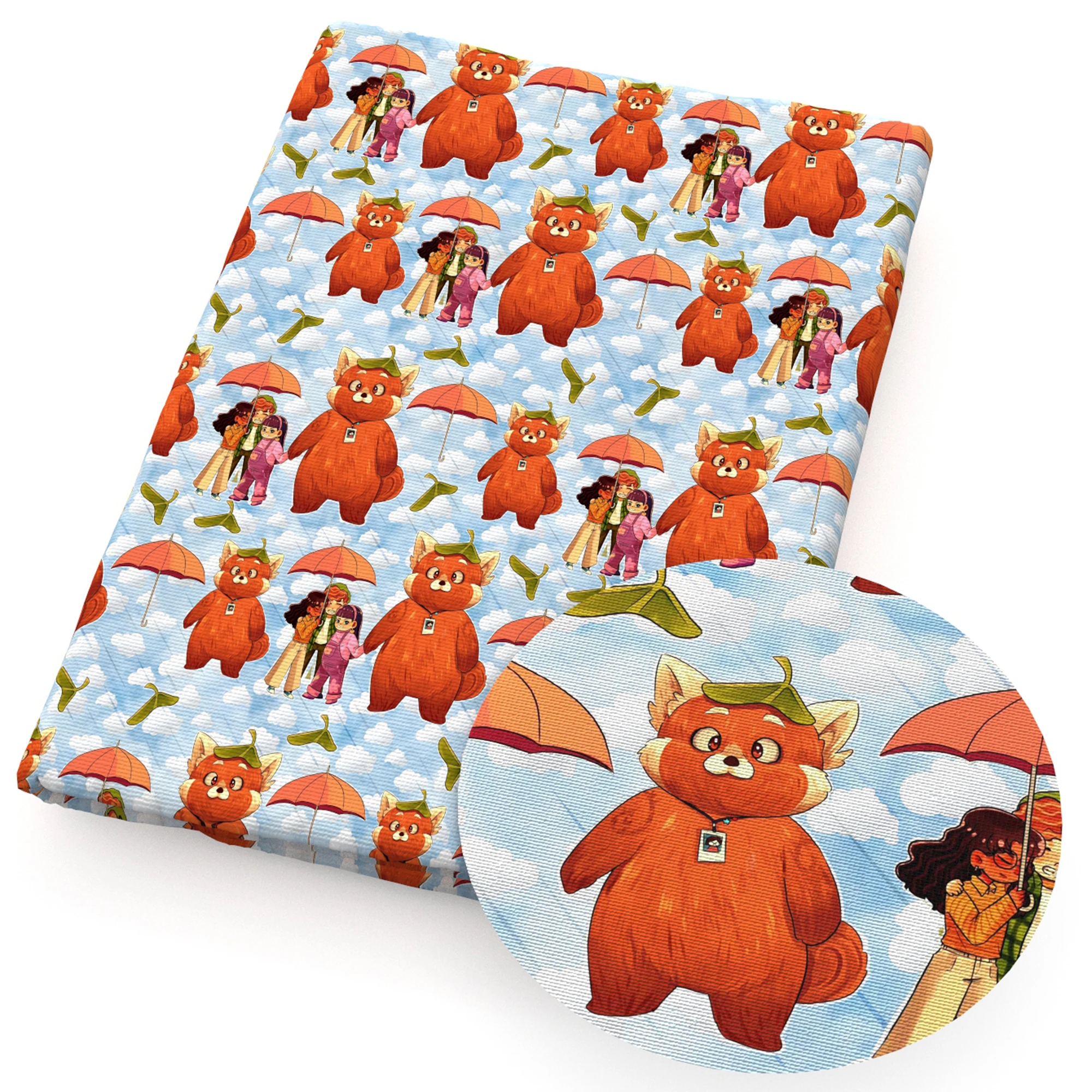 Ткань для шитья сделай сам из полиэстера и хлопка с цифровой печатью 50*145 см