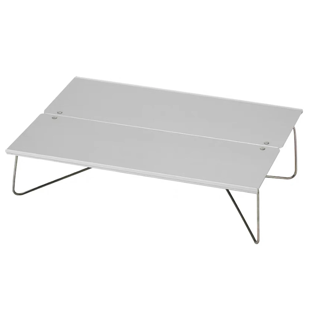 

Lightweight Aluminum Alloy Foldable Table Easy to Carry and Store Perfect for Outdoor Camping Picnics Fishing and Home Use