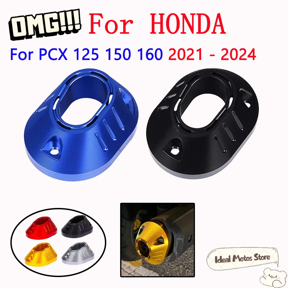 Фото Для Honda PCX160 PCX125 PCX150 PCX 125 150 160 2021 2022 2023 2024 аксессуары для мотоциклов крышка выхлопной трубы глушитель хвостовая защита №1