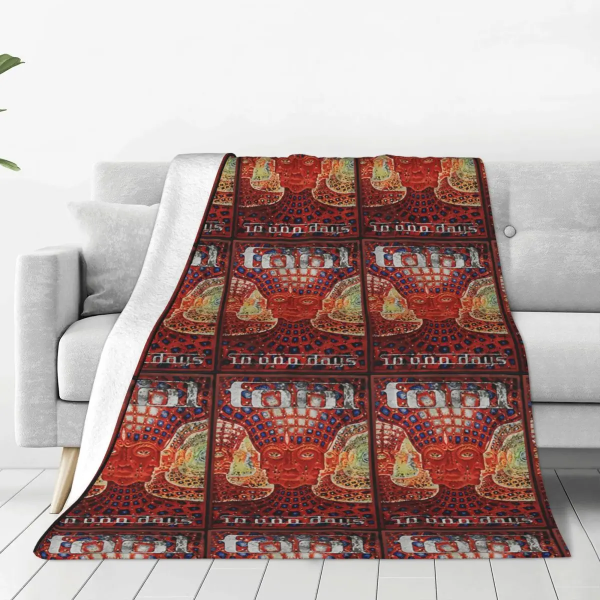 Lateralus Heavy Metal Music Enima Knitted Blankets Flannel Tool Band Lightweight Throw Blanket for Bedding Couch Bedroom Quilt