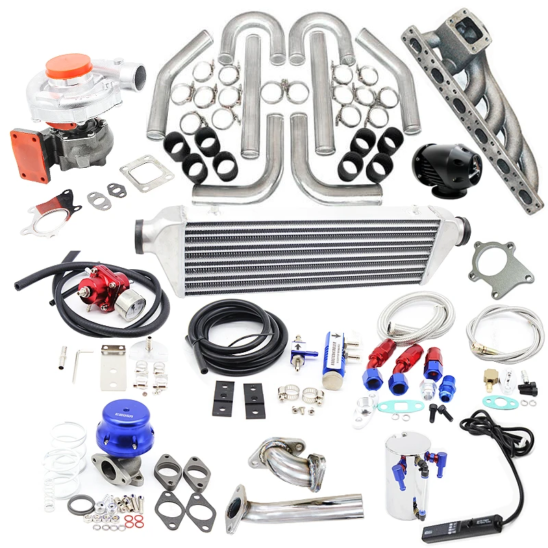 

Turbo Kits for BMW 323I 325I 328I E36 E46 V6 M50B25 M52B25 B54 B56 S50 T04E T3 T3/T4 Turbo Kit