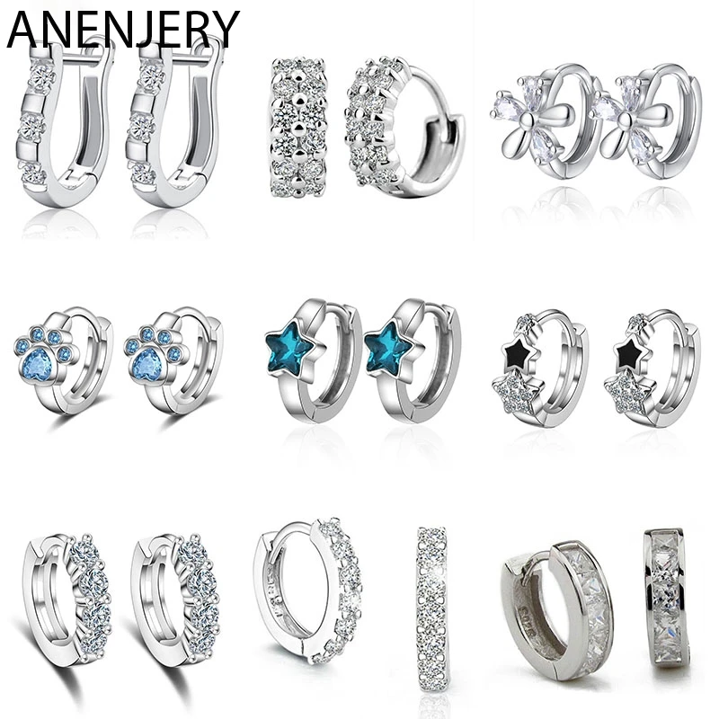 

Лидер продаж, модные медные серьги-кольца S925 серебряного цвета для мужчин и женщин, ювелирные изделия для вечеринок, аксессуары, оптовая продажа