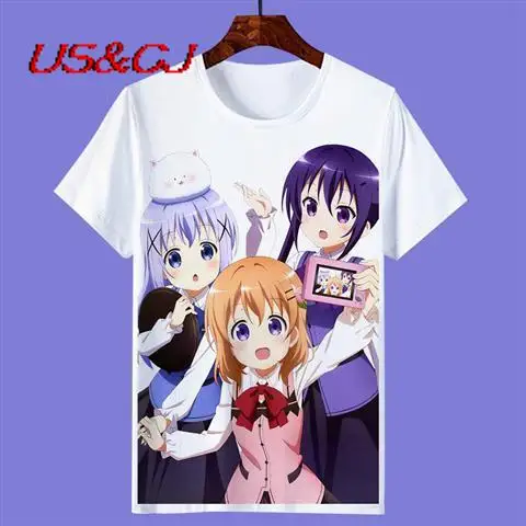 

Oversized Sweet kawaii Short Sleeve T-Shirt 2022 Summer Japan Animation Printed Tee Preppy Style All-Match Leisure Cute Tops