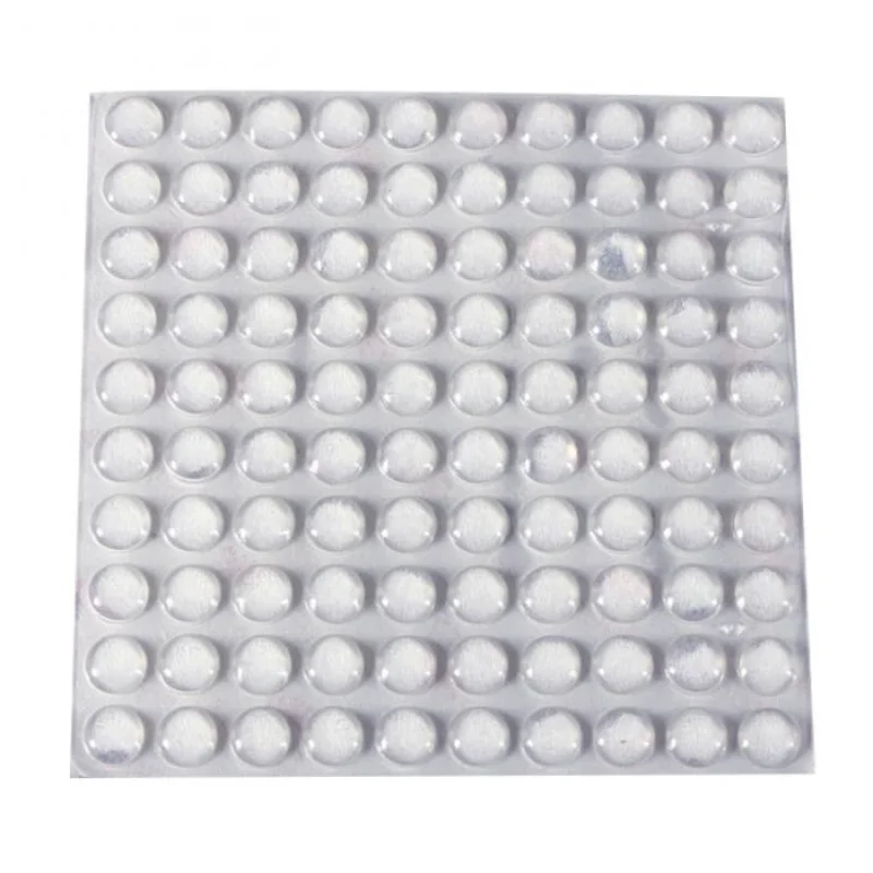 Self Adhesive Round Silicone Rubber Bumpers Soft Transparent Anti Slip Shock Absorber Feet Pads Damper Rubber Feet Home Supplies