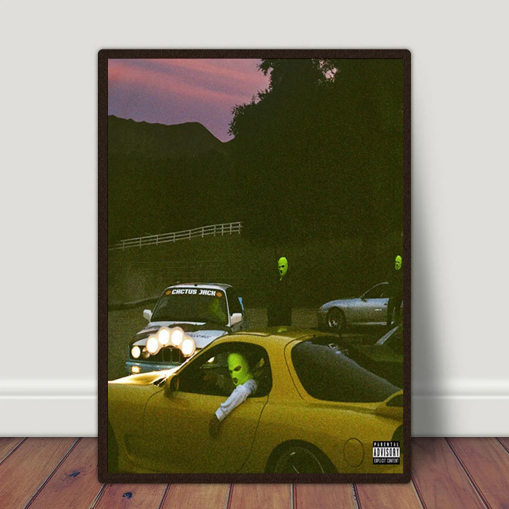 Классическое искусство, Обложка джекбоя и Тревиса Скотта 2019, альбом для музыки рэп, Новая фотография из искусственного холста на стену для домашнего декора комнаты