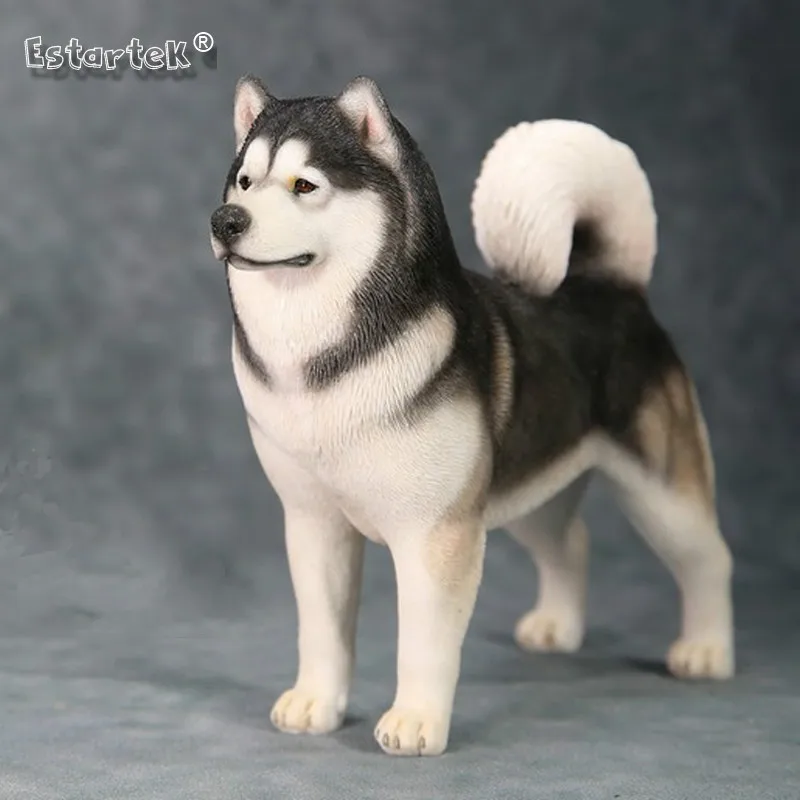 Модель животного Estartek 1/6 модель собаки из аляскинского маламута коллекционная
