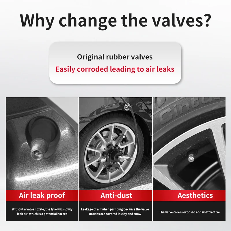 4 шт. колпачки для клапанов автомобильных колес декоративные стержней Daihatsu Yrv Scion