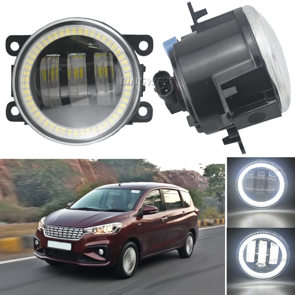 Фото Противотуманная фара Angel Eyes в сборе, супер яркая противотуманная фара для Suzuki Ertiga ZE NC 2014 2015 2016 2017 2018 2019 2020 №1