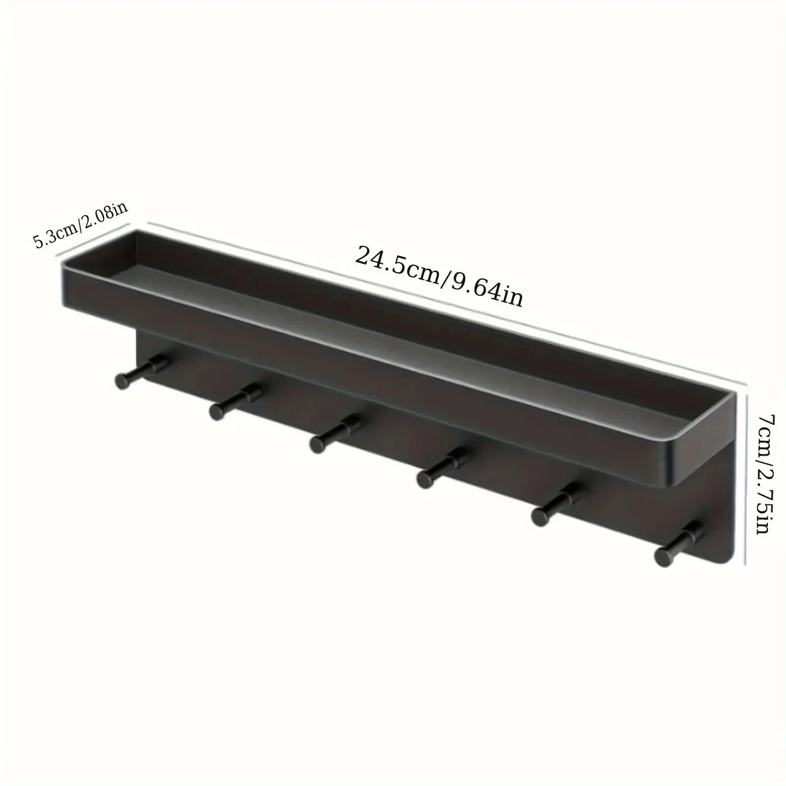 

Держатель для ключей с 6 крючками