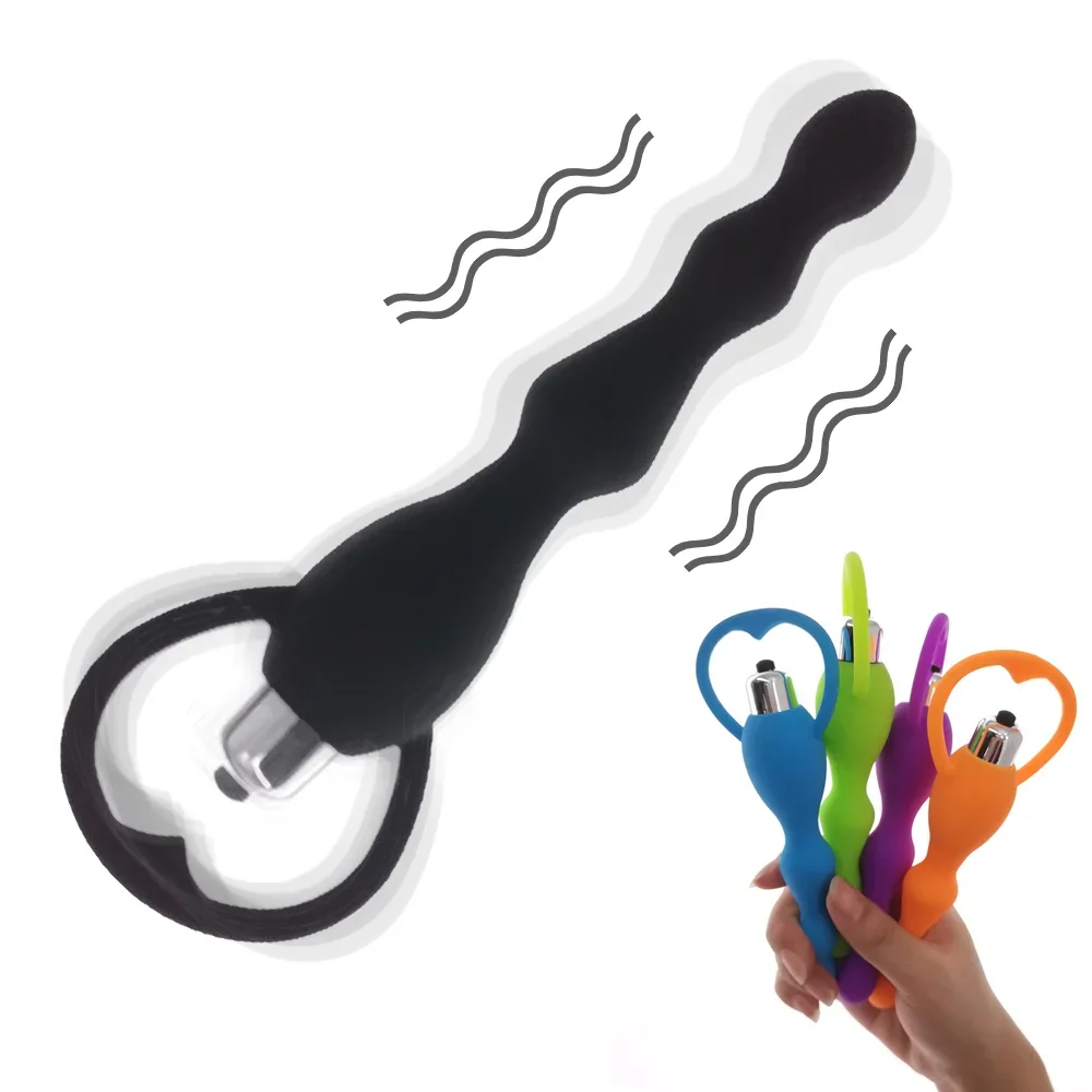 Анальный вибратор Секс-игрушка для женщин Анальные шарики Вибраторы Гей-массаж