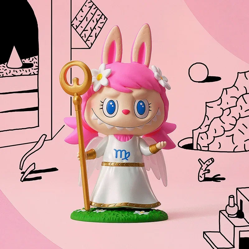 Фото POP MART LABUBU THE MONSTERS серии «Созвездие», слепая коробка, сумка для догадок, украшение для рабочего стола, милая модель, подарок для девочек, слепая сумка, игрушки №5