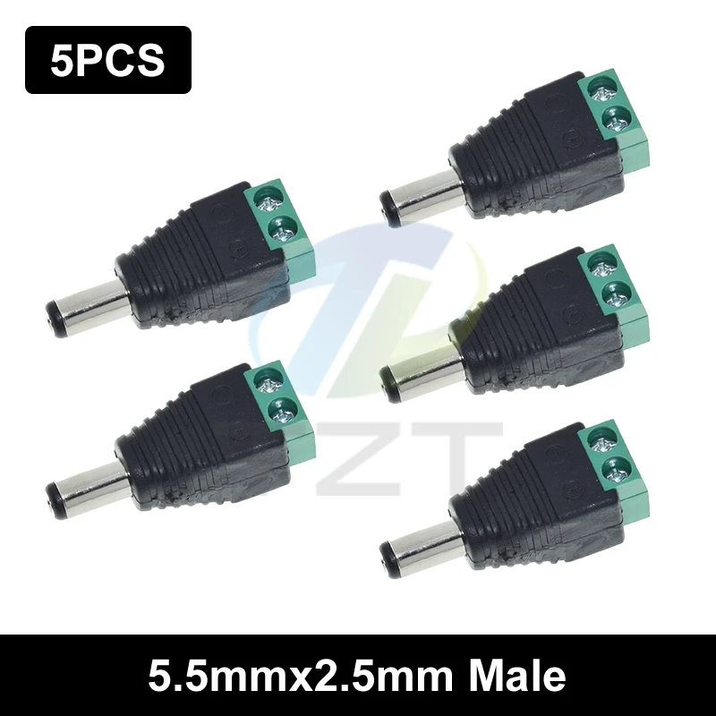 

Адаптер питания TZT 5,5 мм x 2,1 мм / 2,5 мм