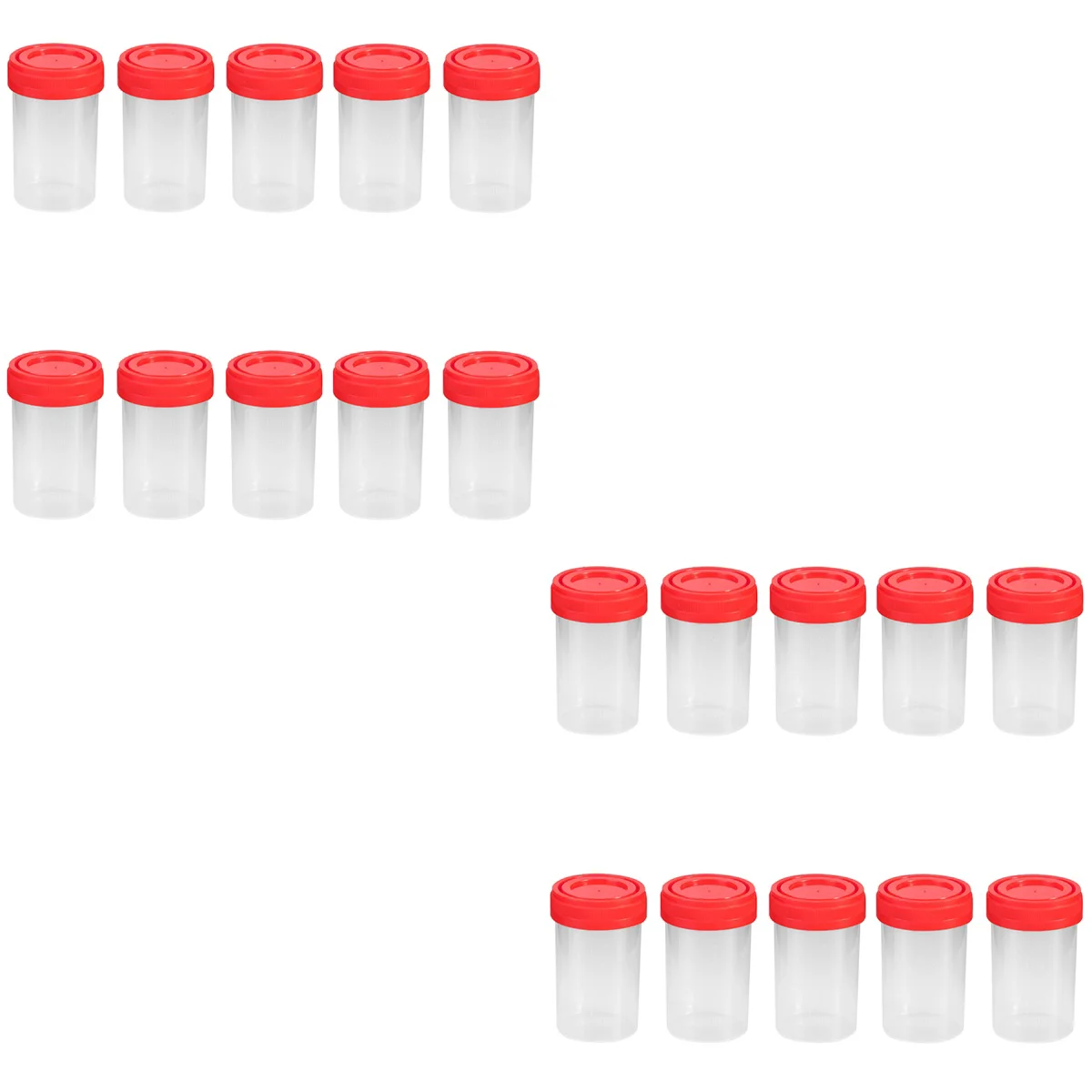 

2x Urine Collection Cup Cup with Lid Specimen Bottle Fluid Sample Cup Specimen Cups with Lids 60ml Specimen Cup