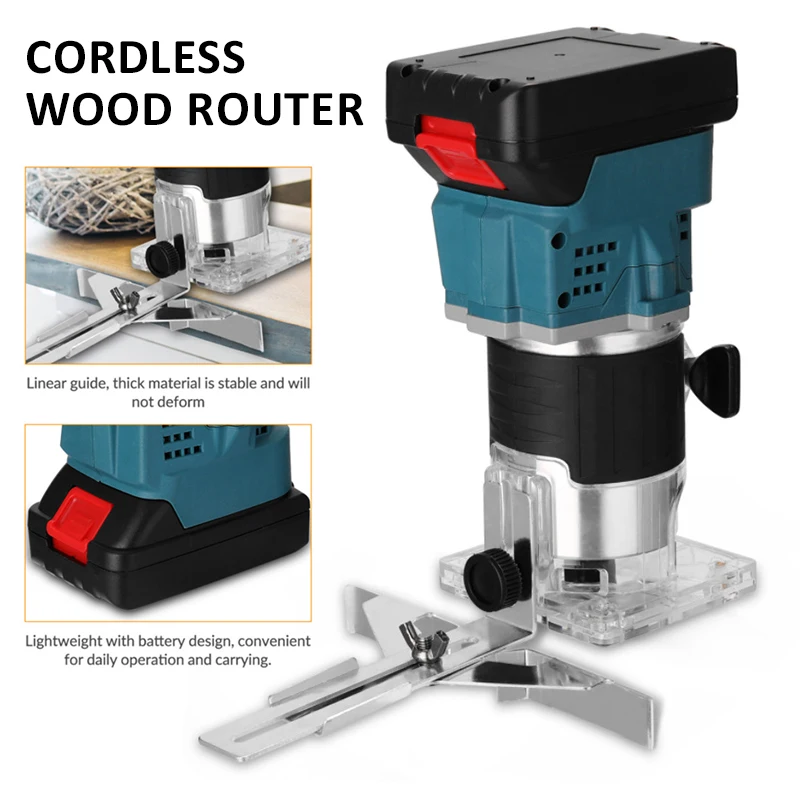 Wood Router Machine Woodworking Electric Trimmer Wood Milling Engraving Slotting Trimming Machines Carpenter Power Tools