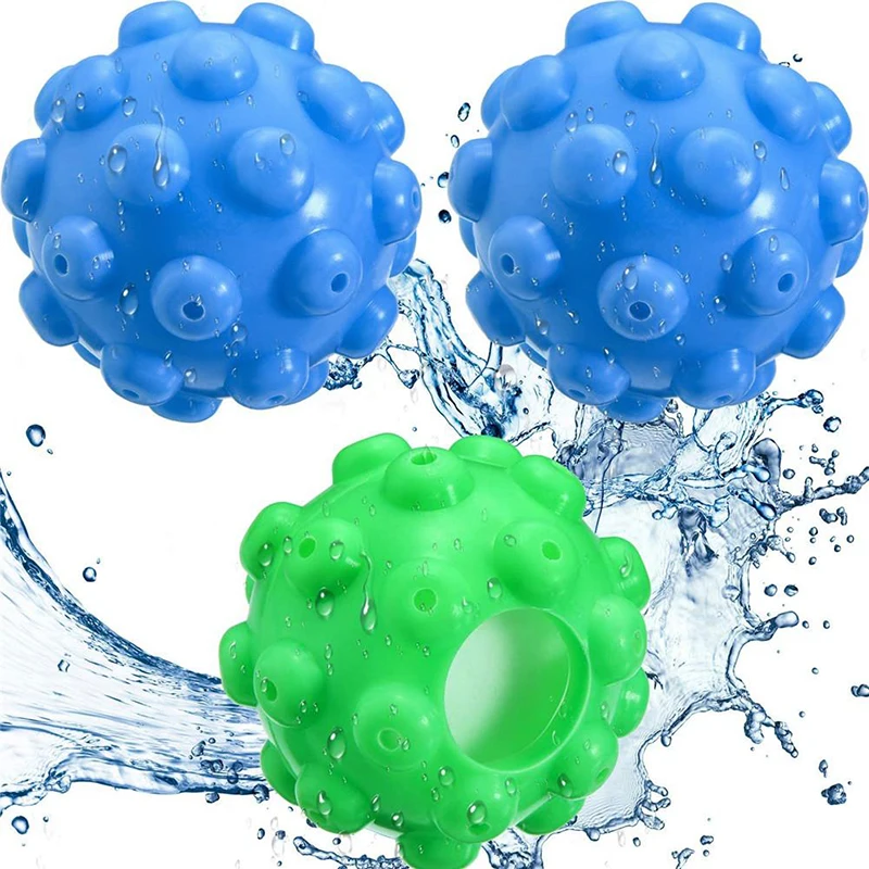 

Шарик для стирки домашней одежды, 3 шт., многоразовый размягчитель из ПВХ, шарик для стирки