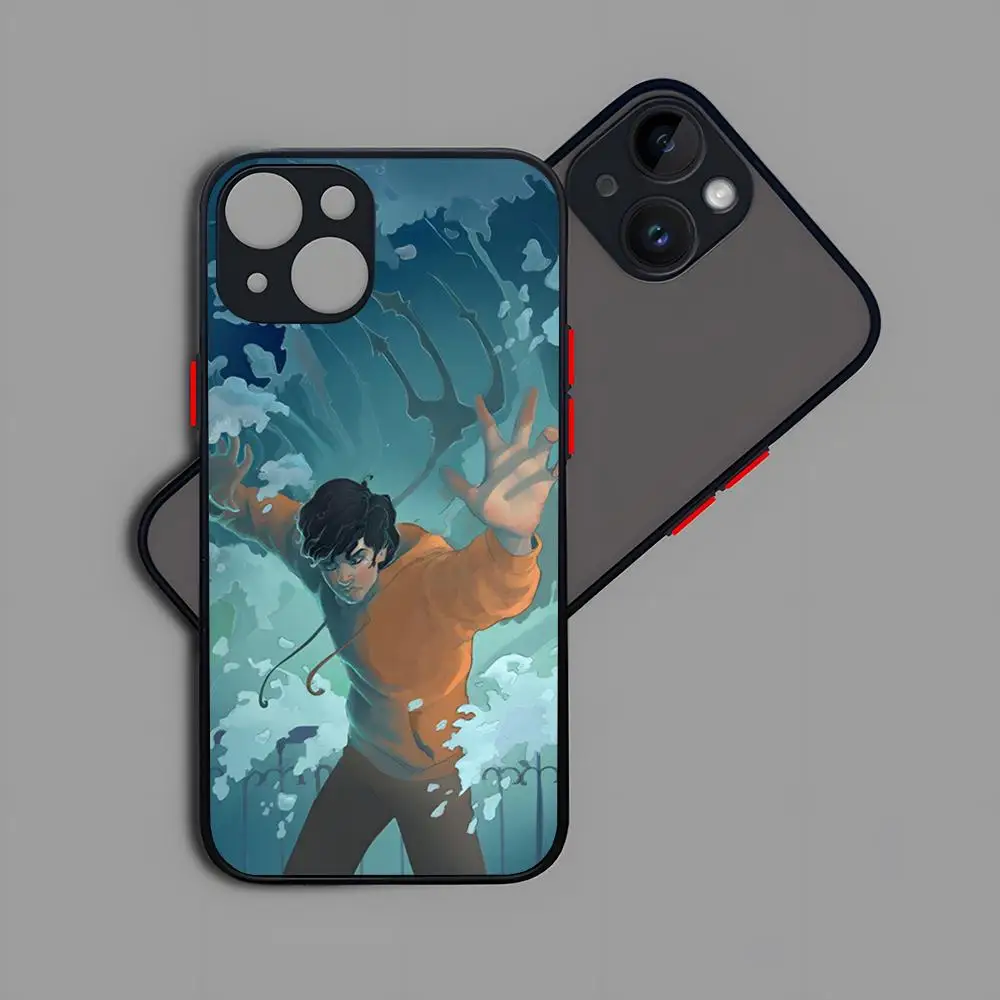 Чехол для телефона P-Percy Jackson с рисунком матовой прозрачной задней панели IPhone 16 15 14