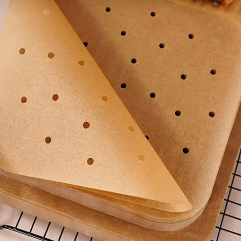 50/100/200 шт. бумага для фритюрницы одноразовые вкладыши пароварки кухонные формы