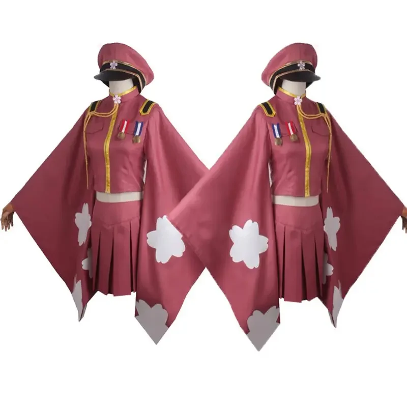 Кимоно в стиле аниме Senbonzakura Miku Rin армейская униформа для женщин и мужчин семейная