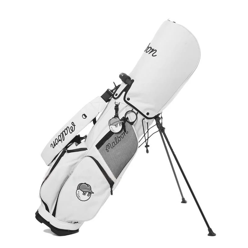 MALBON GOLF Fashion Golf Caddy Bag Men's and Women's New Nylon Standard Bracket Bag Outdoor Golf Club Bag Ball Bucket