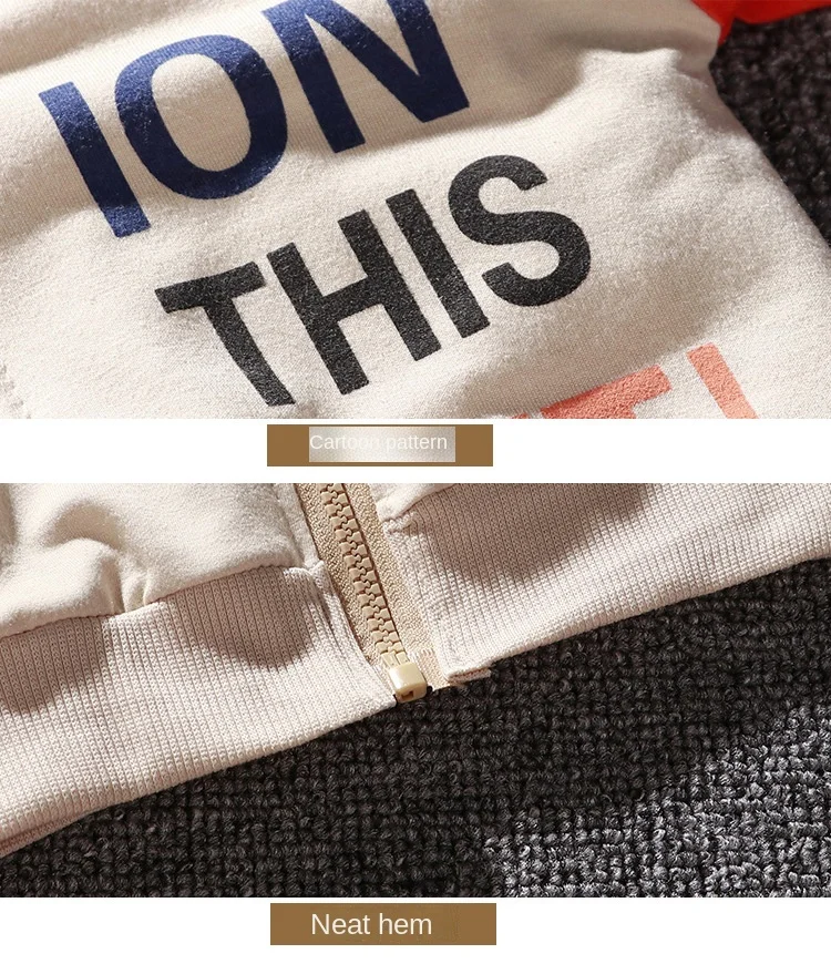 Милая куртка-бомбер для маленьких мальчиков верхняя одежда с мультяшным тигром