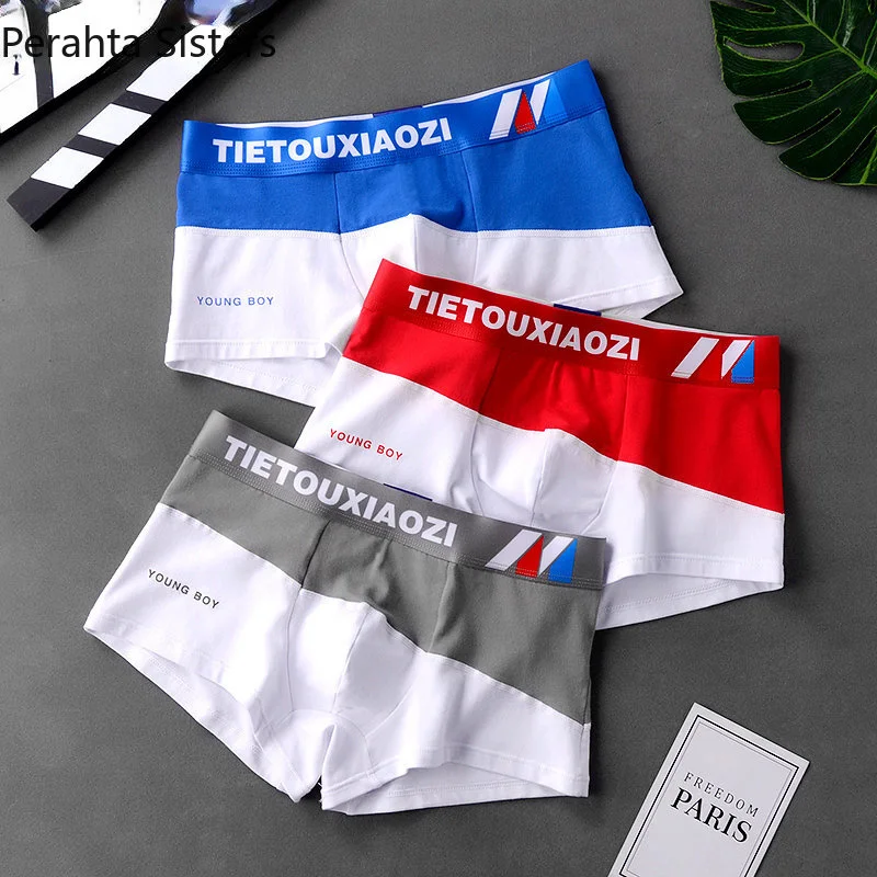 

Cotton New Man's Underwear Men's Boxer Briefs Fashion Underpants Set Men Boxershorts Breathable Comfortable