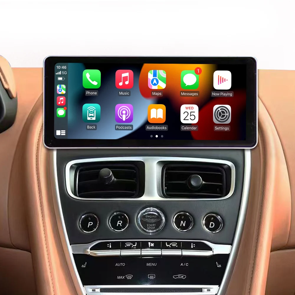 Автомобильная стереосистема 12 3 на Android 14 для Aston Martin DB11 2016-2020 в стиле Tesla