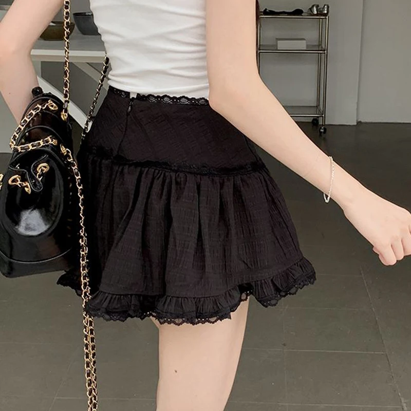 Женская облегающая мини-юбка в стиле преппи с высокой талией