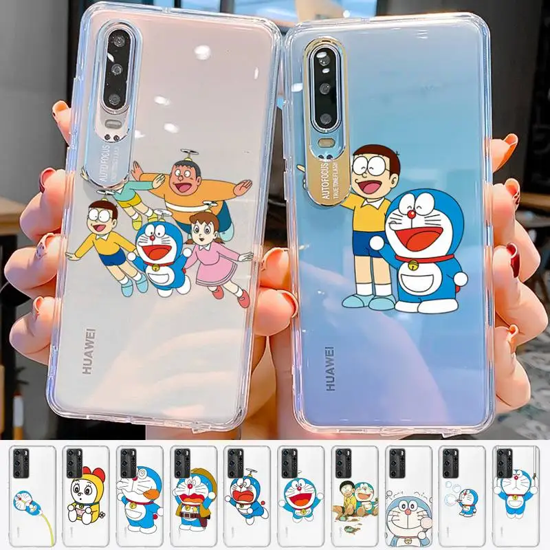 

BANDAI Cute Cartoon Doraemon Phone Case for Samsung S20 ULTRA S30 for Redmi 8 for Xiaomi Note10 for Huawei Y6 Y5 cover