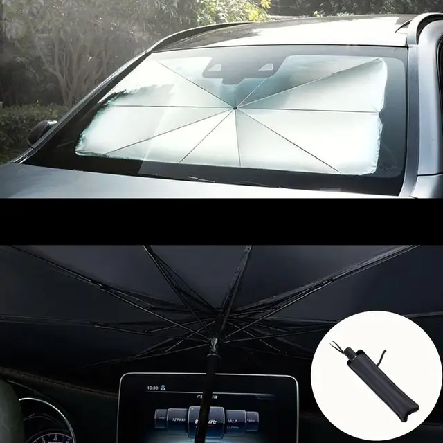 Car sunshade interior front window sun shade cover uv protector sun blind umbrella suv sedan windshield protection accessories