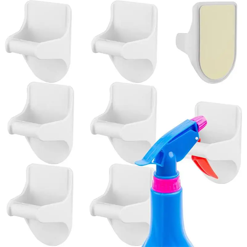 

Spray Bottle Holder 4/ Storage Storage Rack Retainer Cabinet Viscous Wall Mounted