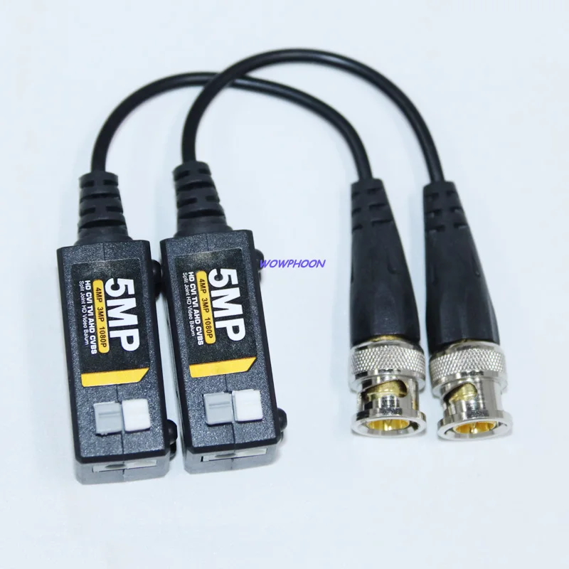 

HD BNC Video Balun 5MP 4MP 3MP 960H 1080P 720P Twisted Transceivers UTP Cat5 HD CVI TVI AHD for CAMERA