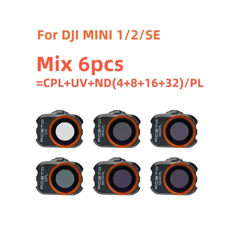 Для DJI Mini 2 фильтр для дрона CPL ND фильтр объектива ND4 8 16 32 поляризационные фильтры Защитная крышка для объектива MINI 1 2 SE аксессуары для дрона