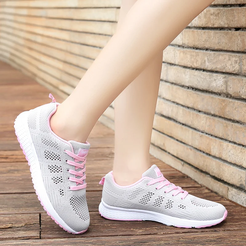 JIEMIAO Summer Men Sneakers Mesh Breathable Women Sport  Walking Shoes Lightweight Outdoor Casual Shoes Unisex Running Shoes